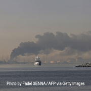 Ship on the water (Photo by Fadel Senna/AFP via Getty Images)