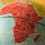 Africa red map