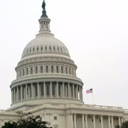 United States Capitol dome in Washington DC.