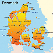 Map of Denmark