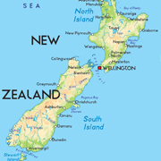 New Zealand map