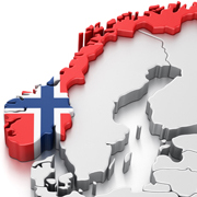 map of Norway