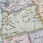 Map of Oregon