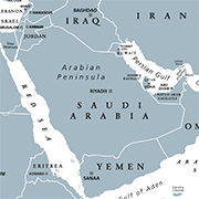 Saudi Arabia map