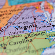 Map of Virginia