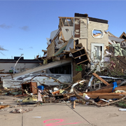 Tornado-destoryed house Nebraska (Photo: NOAA)