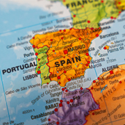 map of Spain