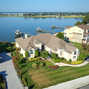 Luxury waterfront houses