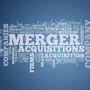 Mergers and acquisitions word cloud