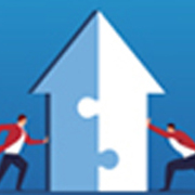 Image up on a blue background