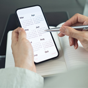 calendar on phone