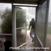 Storm damage (Photo by Joe Raedle/Getty Images)