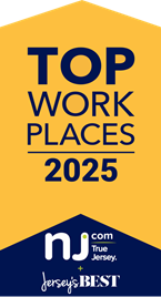 New Jersey Top Work Places 2025 Badge