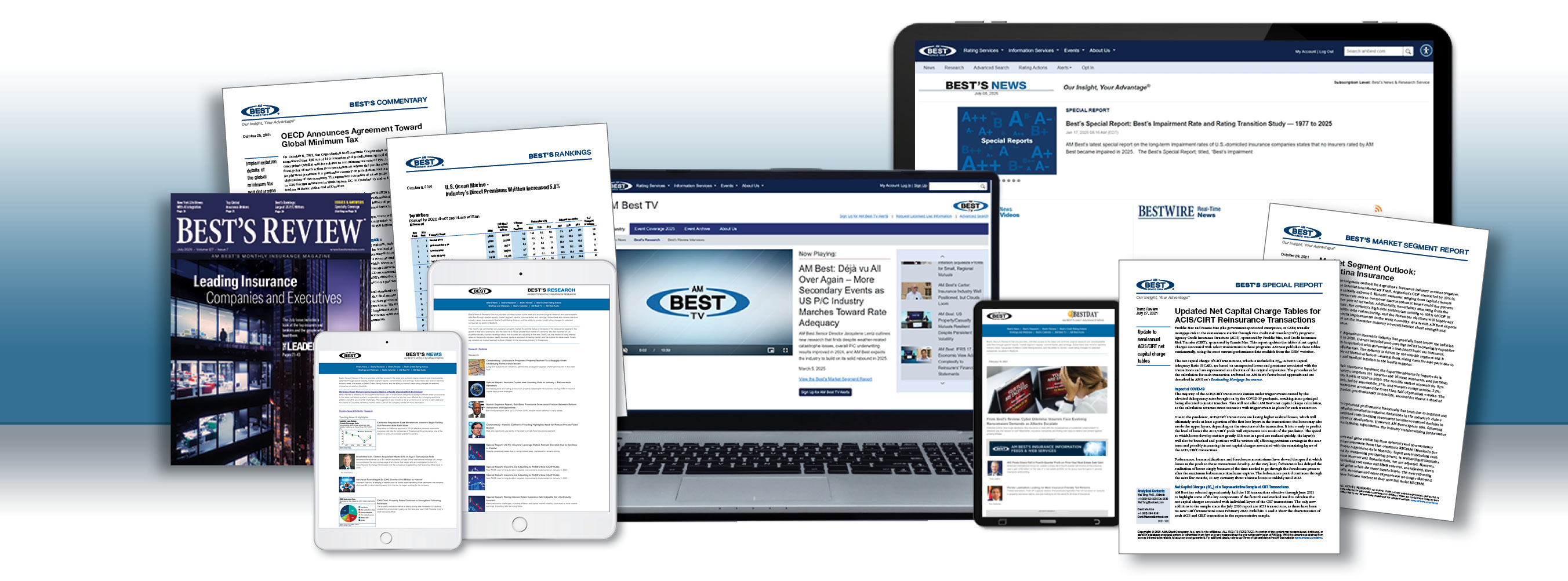 News and research products and services