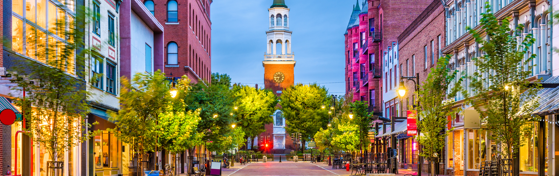 Burlington, Vermont Skyline