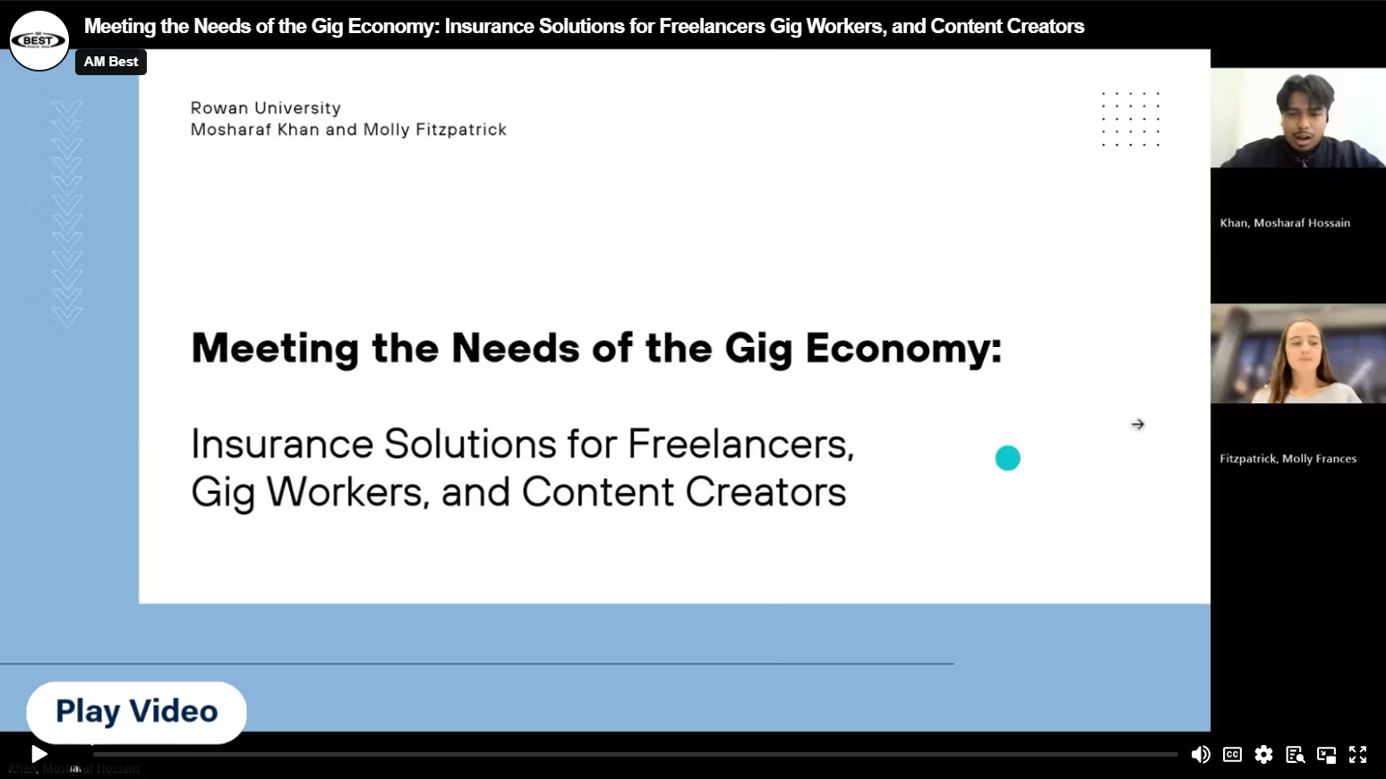 Student Challene Rowan