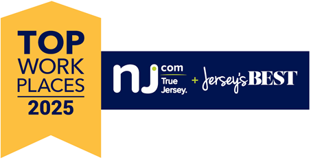 NJ.com top work places 2025 badge