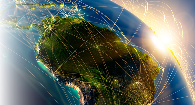 Global view of Latin America