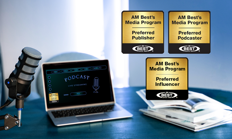 Image of laptop with three media program icons
