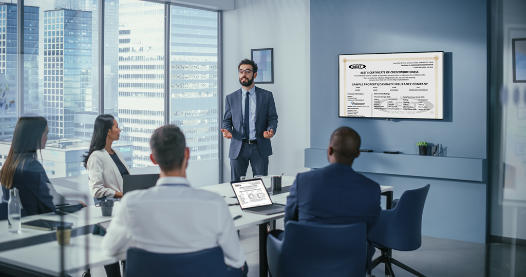 Diverse businesspeople having meeting