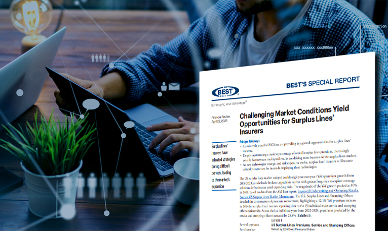 Special Report over person working on laptop