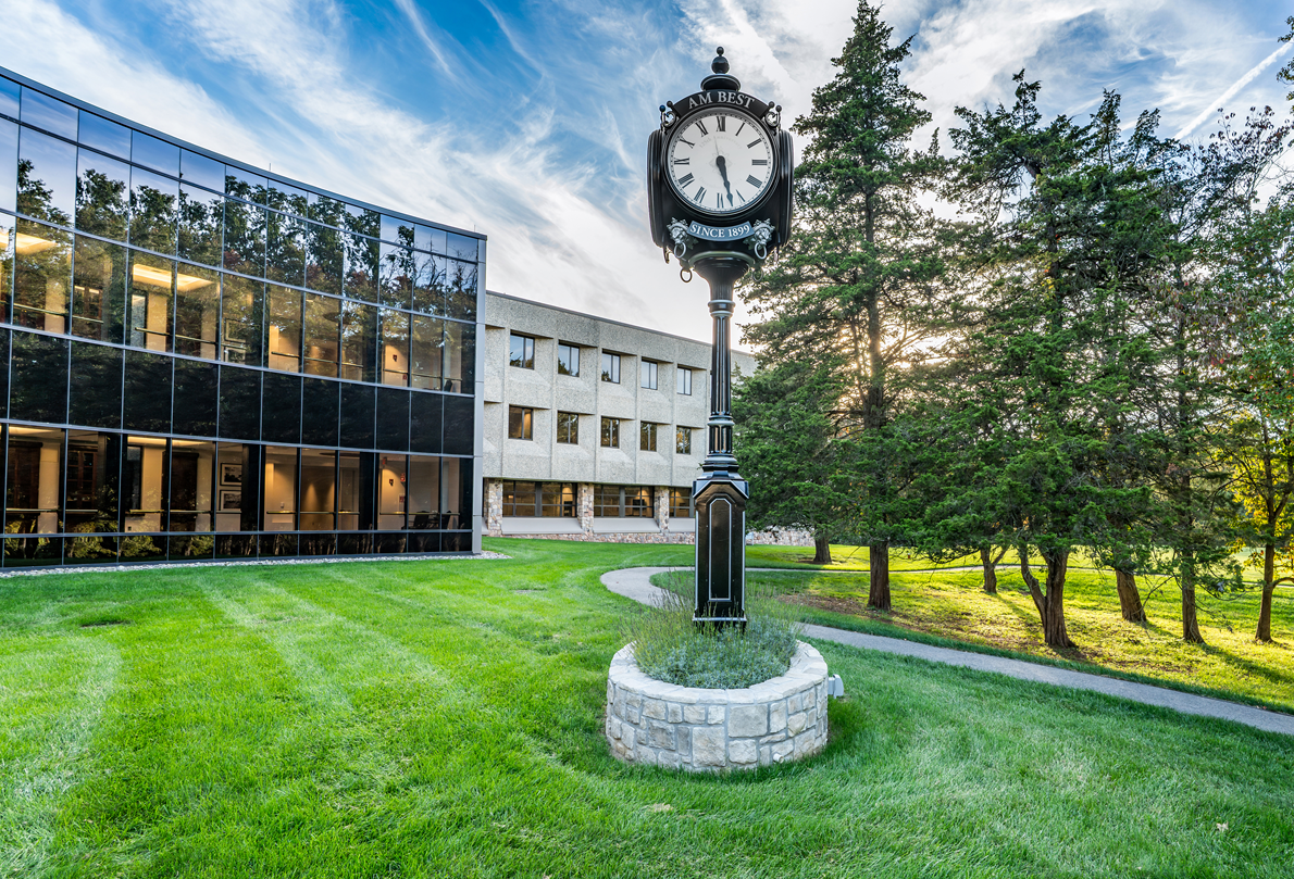 Clock behind Oldwick Office