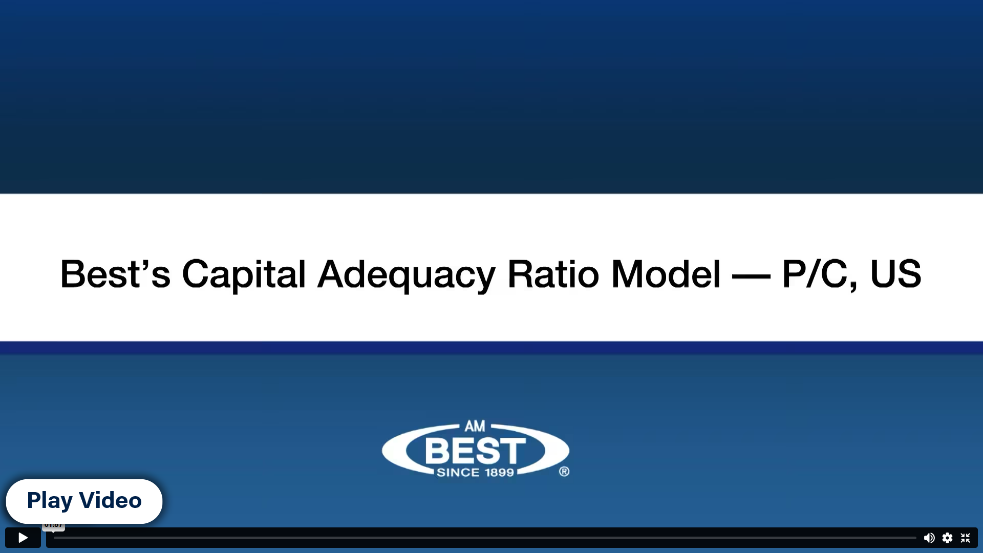 Best's Capital Adequacy Ratio Model - P/C, US