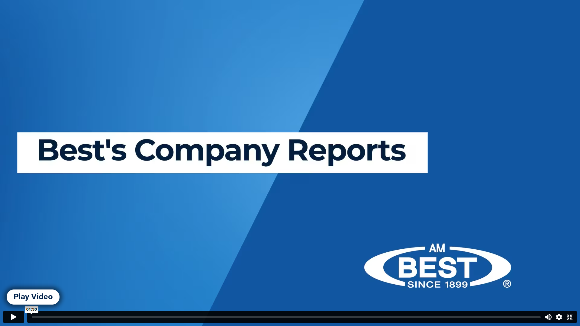 Best's Company Reports Video Screen