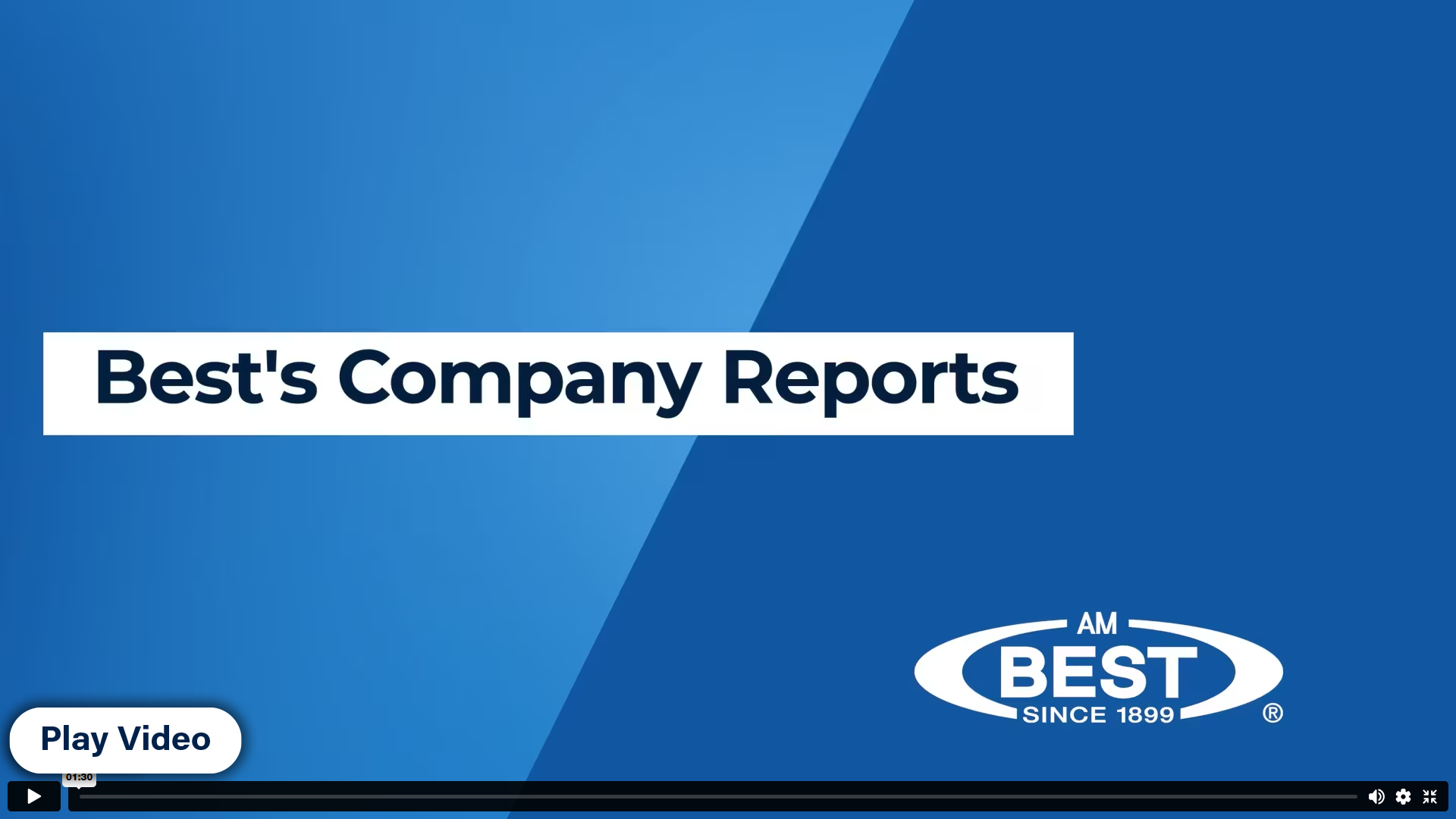 Best's Company Reports Video Screen